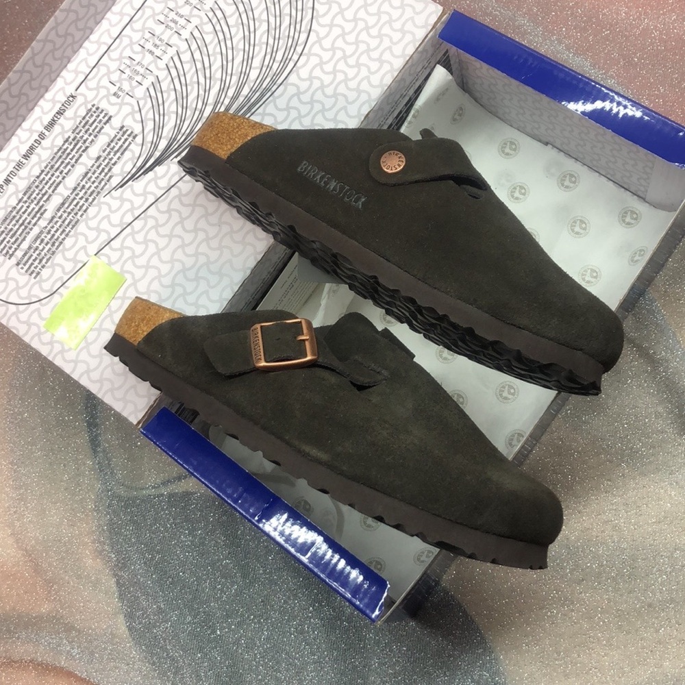 Birkenstock Brown Boston - Size 39